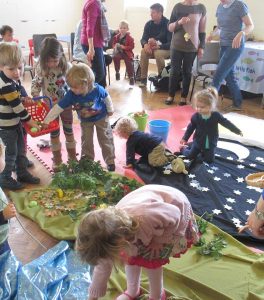 Claines Little Fish children group provides creative play for children under 5 years old